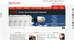 Desktop Screenshot of guncelteknik.com